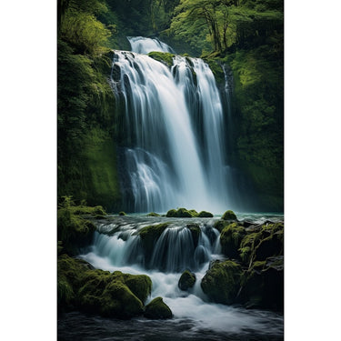 Moving Waterfall Canvas
